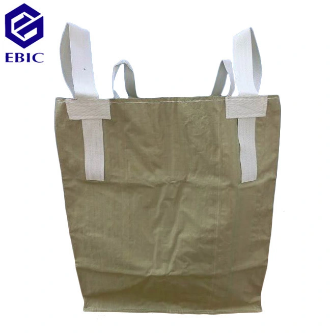 1250kgs PP FIBC Super Sack Ton Jumbo Bulk Big Bag with Tubular Body & Cross Corner Loops