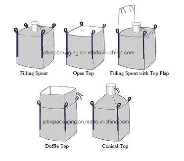 U-panel FIBC Big Bag with Conical Top