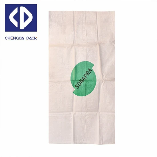 Sacos PP Laminados Impressos em Cores Sacos Tecidos para 25kg 50kg Saco de Polipropileno para Embalagem de Arroz