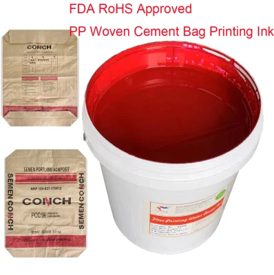 Tinta à base de água para impressão flexográfica Myck Color para saco de cimento