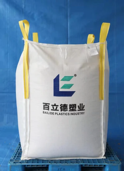 1ton Big Bag 1250kgs Super Sack Polipropileno Bulk Bags 1.5toneladas Sling Tote Bag 4-Panel FIBC Jumbo Bag para Asfalto