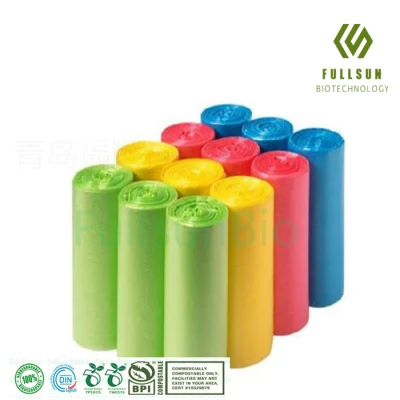 Fralda colorida LDPE HDPE estampada ambientalmente personalizada camiseta colorida para lixo saco plástico